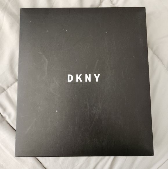 Dkny Bags Dkny Crossbody Black Messenger Embossed Logo Bag Boxed